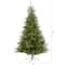 8ft. Pre-Lit North Carolina Spruce Artificial Christmas Tree, Clear LED Lights